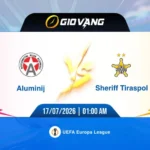 Soi kèo Aluminij vs Sheriff 01h00 ngày 17/7/2026 – Cup C2